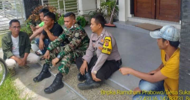 Sinergitas Tni – Polri sambangi warga desa sukakarya