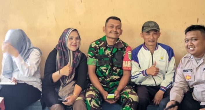 Bhabin polsek samarang sambang warga desa sirnasari