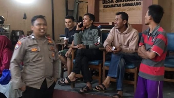 Bhabin polsek samarang sambang warga di desa sirnasari