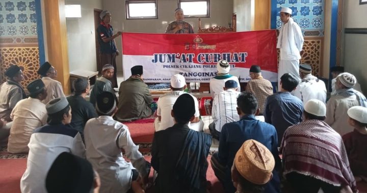 Polsek Cikajang Polres Garut Gelar Jum’at Curhat