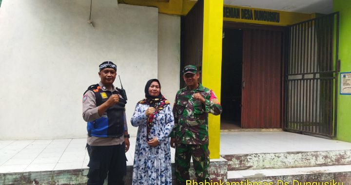 Sinergitas TNI POLRI Polsek Leuwigoong