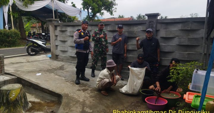 Sinergitas TNI POLRI Polsek Leuwigoong