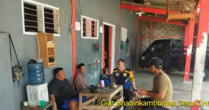 Bhabin polsek samarang ngariung kamtibmas di desa cintarakyat