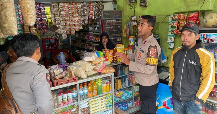 bhabinkamtibmas polsek sukawening laksanakan sambang kamtibmas dan sampaikan pesan pesan kamtibmas