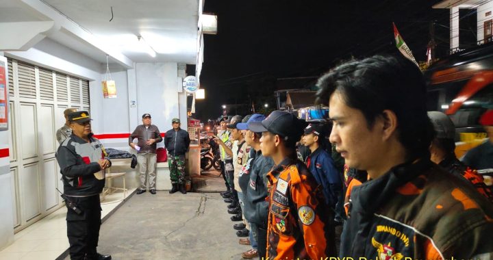 KAPOLSEK BAYONGBONG GIAT APEL MALAM MINGGU DALAM RANGKA MENGANTISIFASI KEJAHATAN