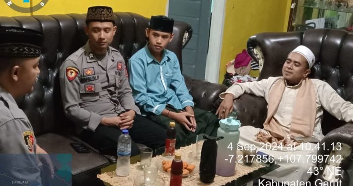 Menjelang Pilkada Polsek Pasirwangi melaksanakan silaturahmi kepada Ulama