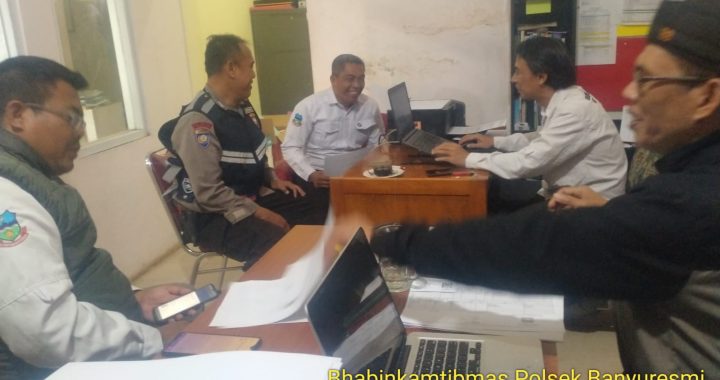 polsek banyuresmi bhabin desa sukamukti ngariung kamtibmas