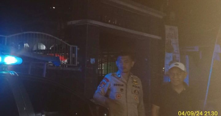 Patroli Jam Malam Polsek Cikajang Dalam Ops Mantap Praja