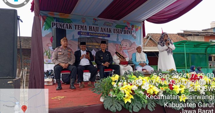 Kanit Binmas Polsek Pasirwangi melaksanakan Pam Giat Manasik TK