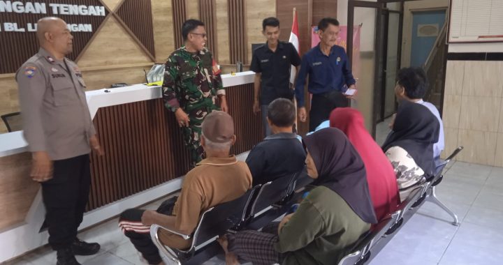 Sinegritas TNI POLRI berikan himbauan dengan cara ngariung kamtibmas