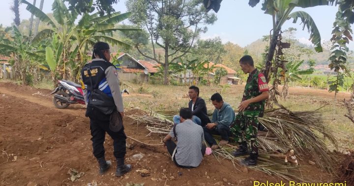 polsek banyuresmi kegiatan bhabin karyamukti ke desa