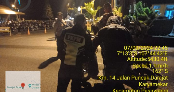 Giat Patrol KRYD Garut Lautan Biru Polsek Pasirwangi