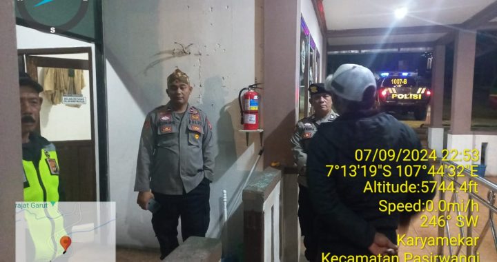 Giat Patroli KRYD Garut Lautan Biru Polsek Pasirwangi ke objek wisata Darajat