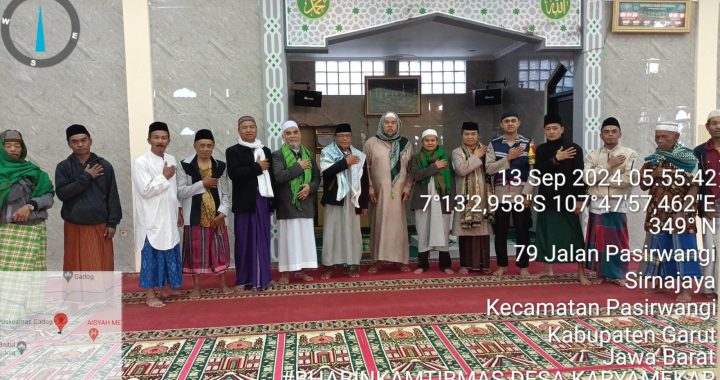 Polsek Pasirwangi melaksanakan sambang warga bersama jamaah solat jumah