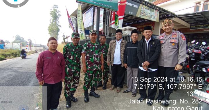 giat bhabin polsek pasirwangi patroli gabungan