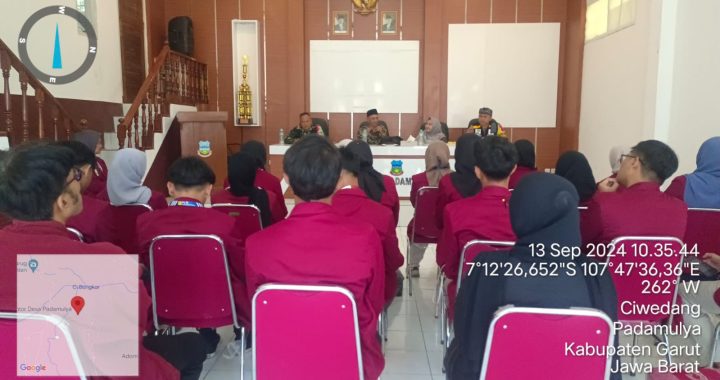 Polsek Pasirwangi giat sambang wrga bersama KKN muhamadiyah Bandung