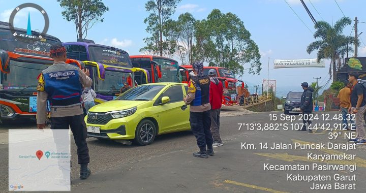 Giat Patroli Polsek Pasirwangi sekitaran objek wisata