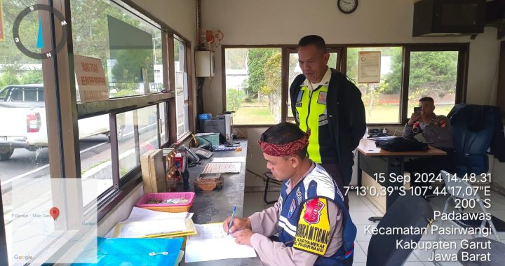 Giat silaturahmi polsek pasirwangi kepada petugas jaga obvitnas