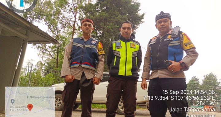 Polsek Pasirwangi melaksanakan patroli wisata darajat