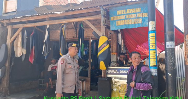 Piket Samapta Polsek Tarogong Kidul Melaksanakan Giat Patroli Dialogis Siang Untuk Cegah Kejahatan C3