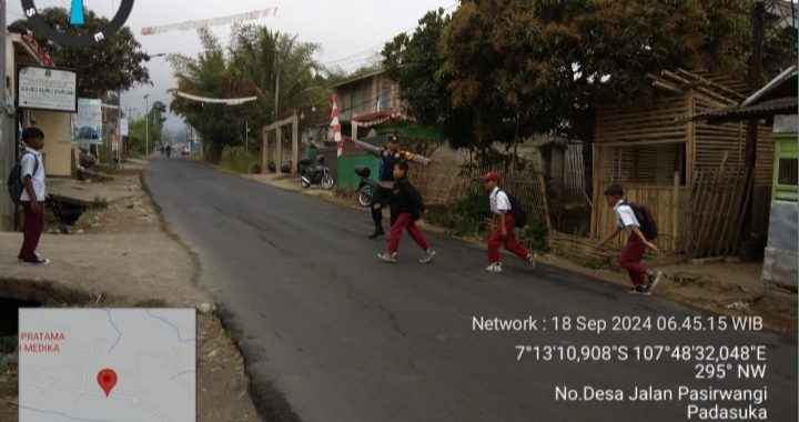 Polsek Pasirwangi melaksanakan Gatur Rawan pagi