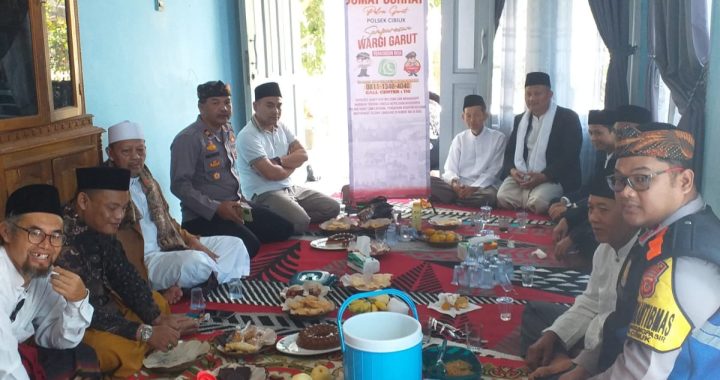 Kegiatan Jumat Curhat Bhabinkamtibmas polsek cibiuk