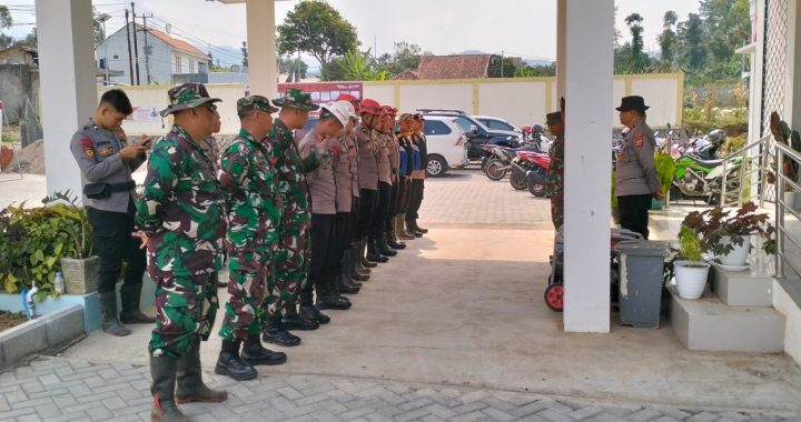 Kapolsek Pasirwangi pimpin apel persiapan pasca gempa