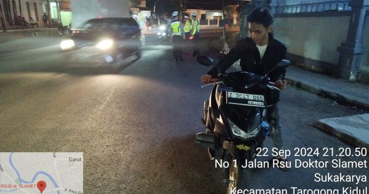 Polsek Tarogong Kidul Melaksanakan KRYD dan Operasi Gabungan Penyakit Masyarakat