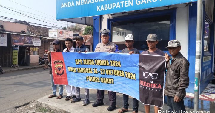 Sat lantas polsek limbangan melaksanakan giat Ops Zebra Lodaya