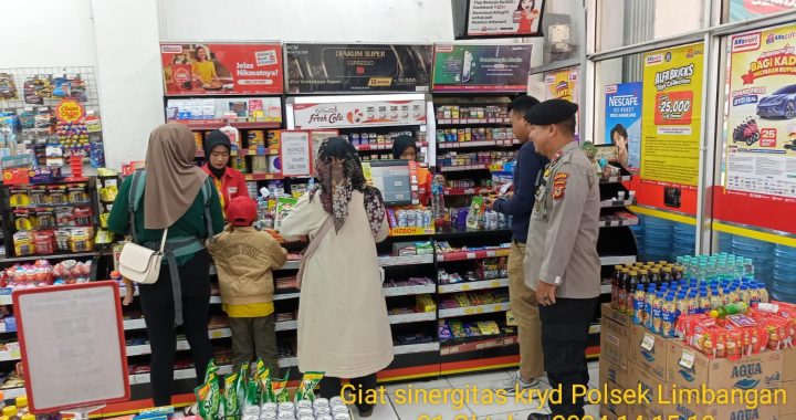 Anggota Polsek Limbangan melaksanakan giat patroli KRYD