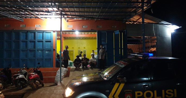 Personil Polsek Singajaya melaksanakan giat KRYD Malam