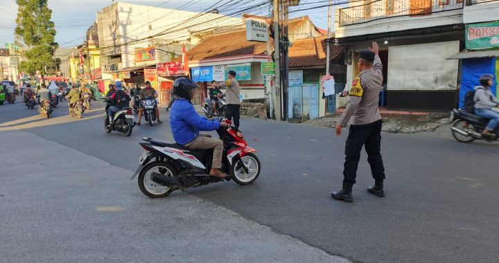 Polsek Wanaraja Mengawasi Kerawanan pagi Hari