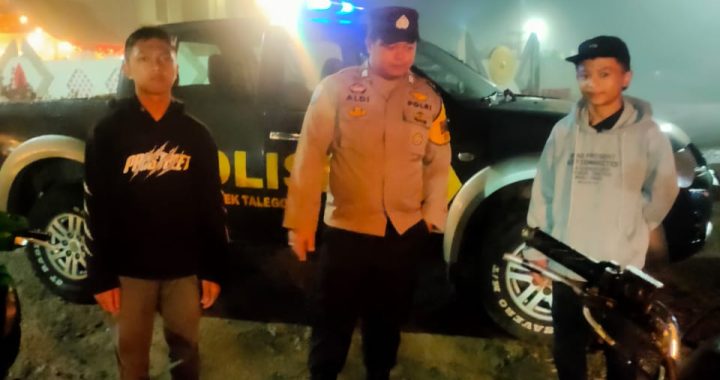 Polsek Talegong Gelar KRYD Jam Rawan Malam Jaga Sitkamtibmas Stabil Dalam Tahapan Pemilukada