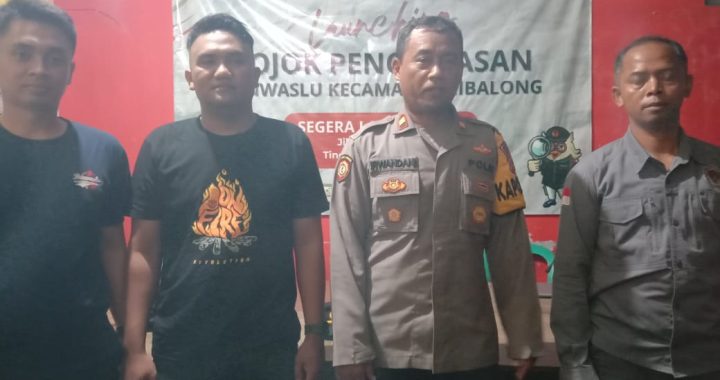 Kapolsek Cibalong Dan Jajaran Anjangsana Ke Sekrtariat Panwas