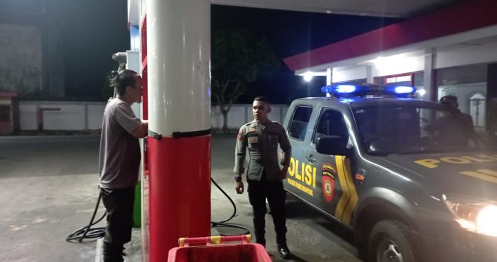 Jam Malam Jajaran Polsek Pameungpeuk Lakukan Patroli KRYD Dalam Jaga Sitkamtibmas Tahapan Pilkada