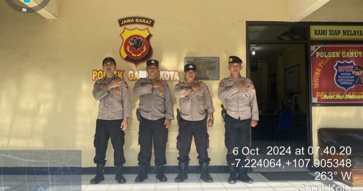 Giat Sispam Mako Personil Siaga Polsek Garut Kota