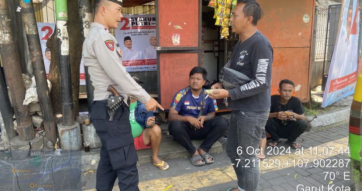 Unit Samapta Polsek Garut Kota Lakukan Oprasi Premanisme