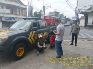 Anggota Samapta beserta Anggota Reskrim Polsek Kadungora Giatkan Patroli memberikan rasa aman dan nyaman kepada Masyarakat.