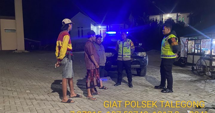 Patroli Garut Lautan Biru Polsek Talegong Dalam Ops Mantap Praja Tahun 2024