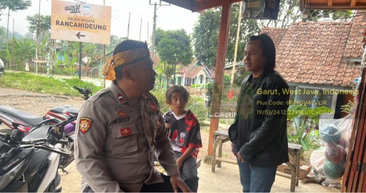 Kapolsek cihurip giat ngariung kamtibmas