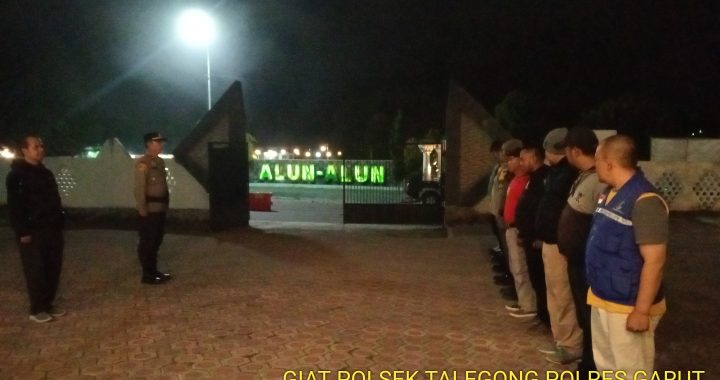 Polsek Talegong Gelar Patroli Gabungan Malam Minggu Cegah C3