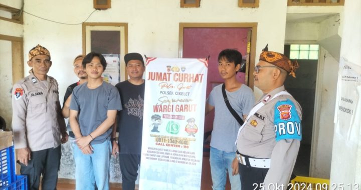 Bhabinkamtibmas polsek cikelet himbau masyarakat menjaga harkamtibmas Wilkum cikelet