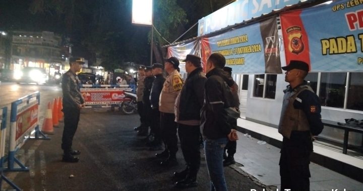 Kapolsek Tarogong Kaler Pimpin Apel KRYD Antisipasi Gangguan Kamtibmas Malam Minggu