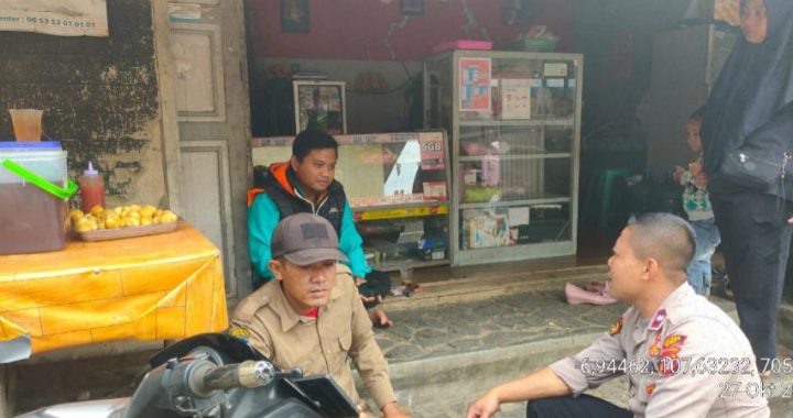 Polsek Pakenjeng melaksanakan Sambang Warga di Kampung Tonjong Desa Depok