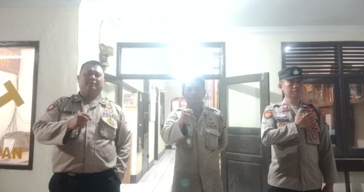 Anggota Polsek Cisurupan Melaksanakan Giat Sispam Mako