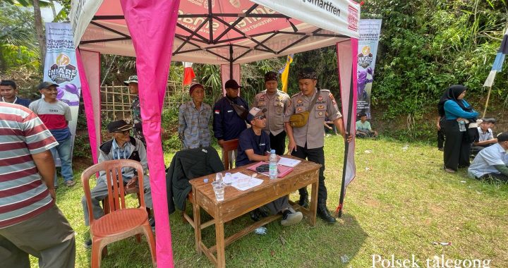 Polsek Talegong Sambang Warga Dalam Cooling System Bersama Warga Desa Sukamaju