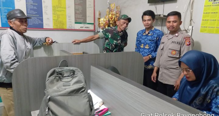 ANGGOTA POLSEK BAYONGBONG DAN POLSUBSEKTOR CIGEDUG  GIAT SAMBANG RW UNTUK MENJALIN KEMITRAAN MASYARAKAT