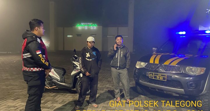 Polsek Talegong Patroli Biru Malam Jaga Kamtibmas Stabil