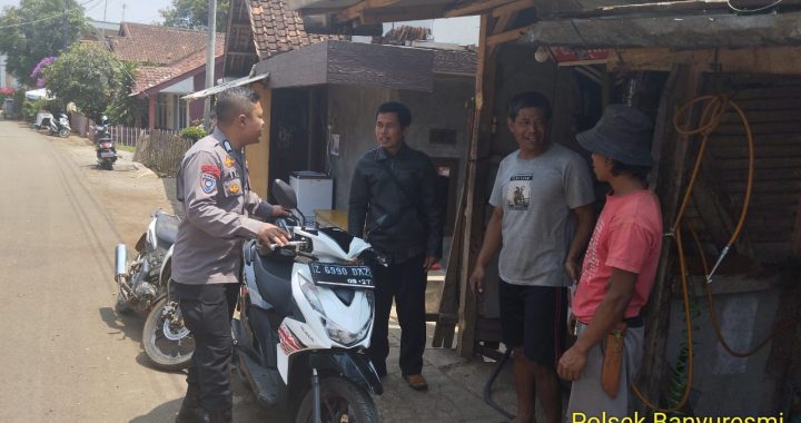 polsek banyuresmi bhabin desa dangdeur ngariung kamtibmas