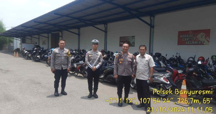 kkapolsek banyuresmi memimpin langsung pelaksanaan kryd siang